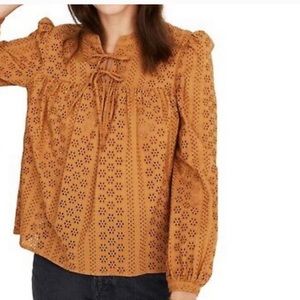 Madewell Peasant Top Sz L